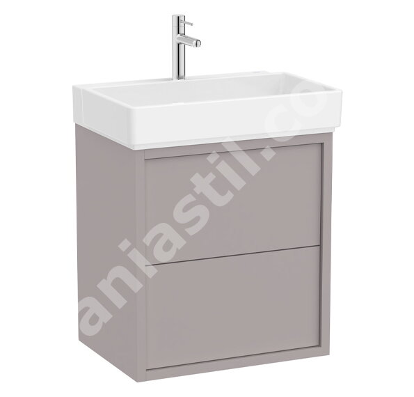 Долен шкаф за баня Unik Light Noble Grey 60см - Roca