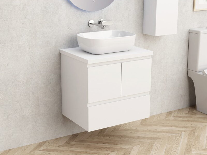 Долен шкаф за баня BG 9048-60W + 6046-30 - Inter Ceramic 2
