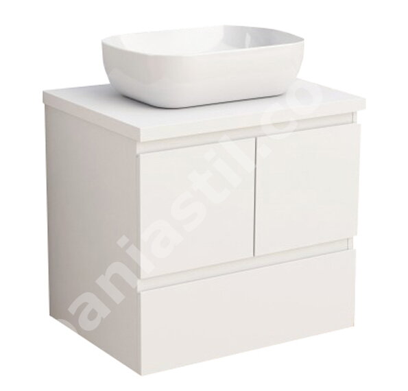 Долен шкаф за баня BG 9048-60W + 6046-30 - Inter Ceramic
