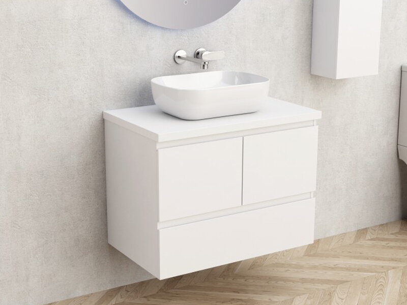 Долен шкаф за баня BG 9048-75W + 7546-30 - Inter Ceramic 2