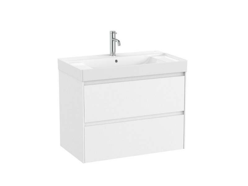 Долен шкаф за баня Ona Unik White Matt 80см - Roca