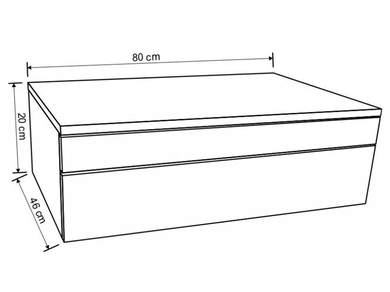 Плот за баня ICP 8020-3 - Inter Ceramic - OUTLET