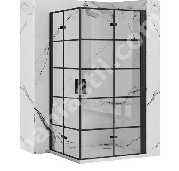 Душ кабина Molier Black Double 100x100см - Rea