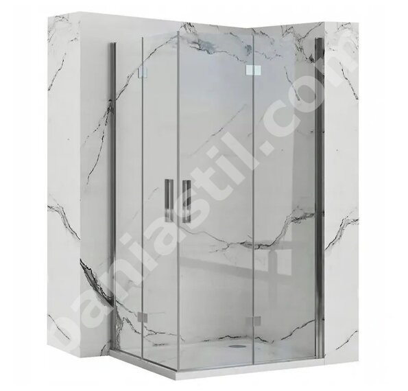 Душ кабина Molier Chrome Double 80x90см - Rea
