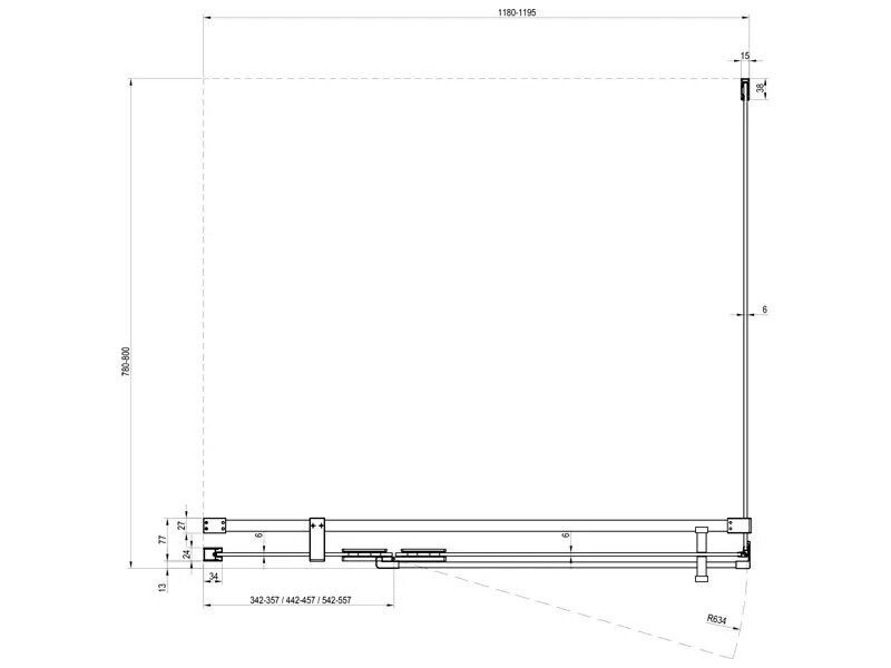 Душ кабина Cool 120x80см - Ravak 5