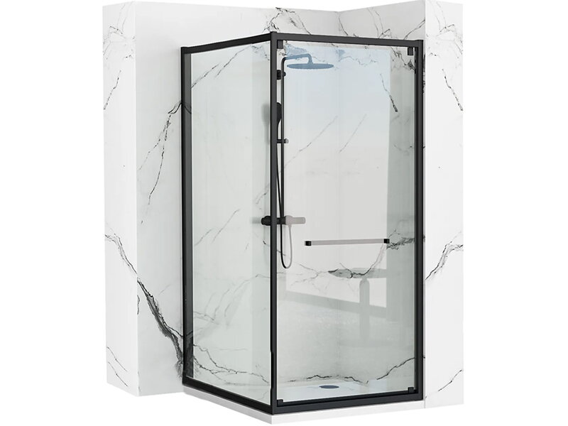 Душ кабина Space In Black 80x100см - Rea