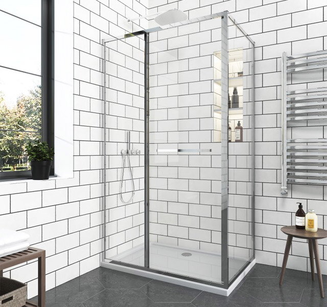 Параван за баня Graziana Chrome 110х90см - Inter Ceramic