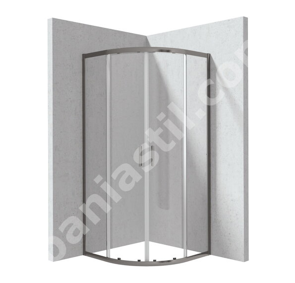 Душ кабина Funkia Evo Titanium 80x80см - Deante