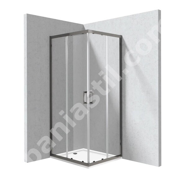 Душ кабина Funkia Evo Square Titanium 90x80см - Deante