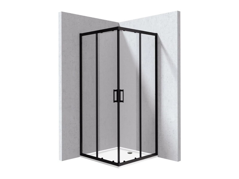 Душ кабина Funkia Evo Square Nero 80x80см - Deante Душ кабина Funkia Evo Square Nero 80x80см - Deante