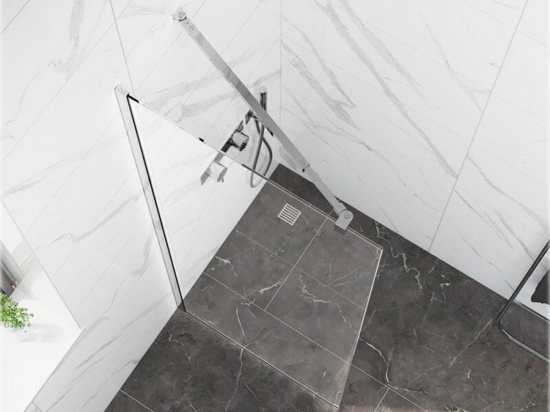 Параван за баня Cristina Chrome 125TR-40C - Inter Ceramic