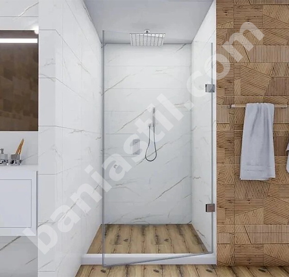 Душ параван с отваряема врата Ница 60х190см OUTLET