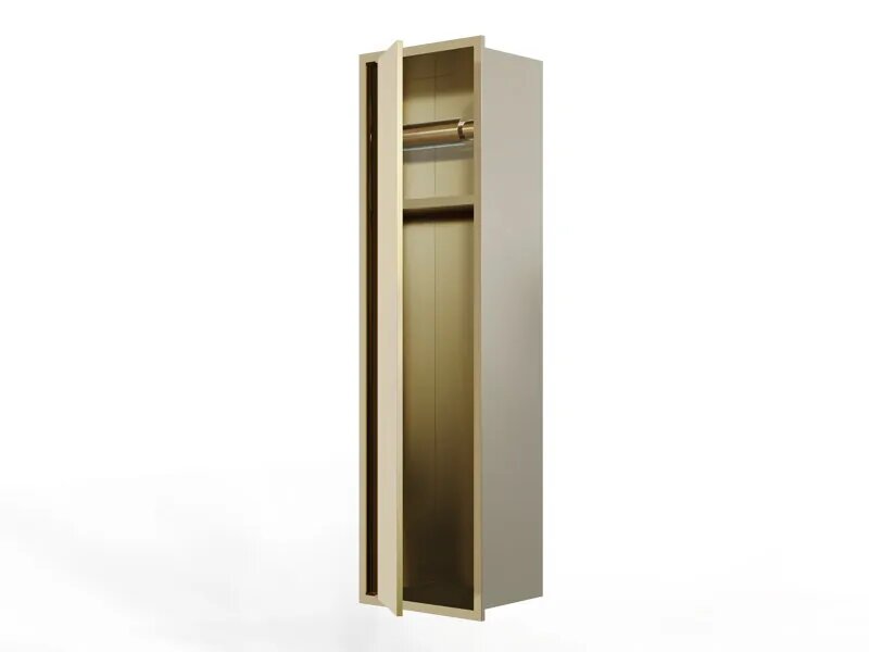 Четка за тоалетна за вграждане Brushed Gold