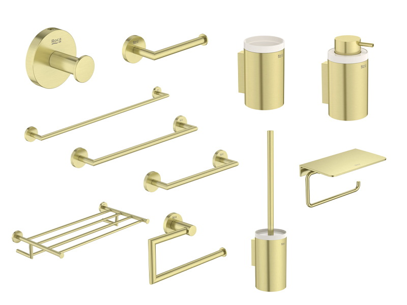 Аксесоари за баня Hotels Brushed Brass - Roca 2
