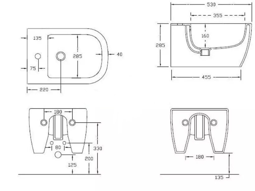 Структура за вграждане Schell и конзолна тоалетна Faster Hidra Ceramica 6