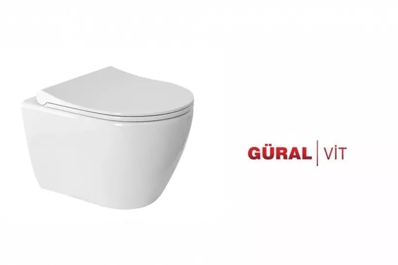 Структура за вграждане Schell и конзолна тоалетна Uno UltraSlim с биде