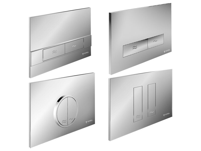 Структура за вграждане Schell и окачена тоалетна A16 Rimless 6