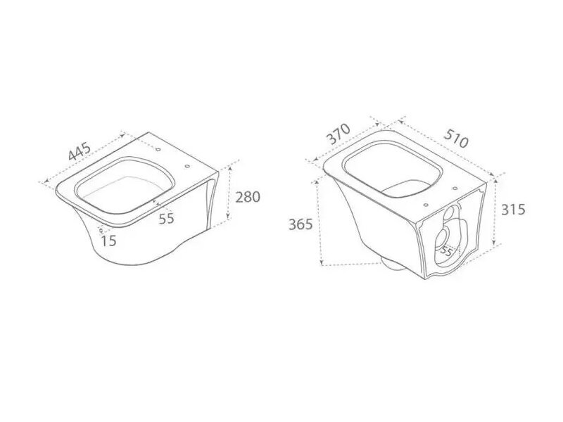 Структура за вграждане Grohe и тоалетна Ibiza Rimless с биде с бутон Skate