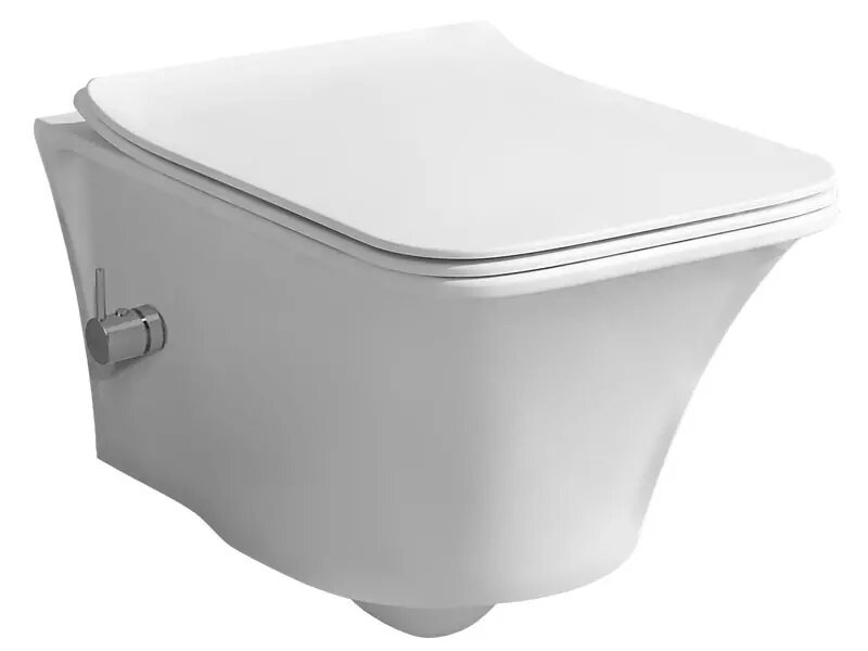 Структура за вграждане Alca и kонзолна тоалетна с биде Ibiza Rimless 8