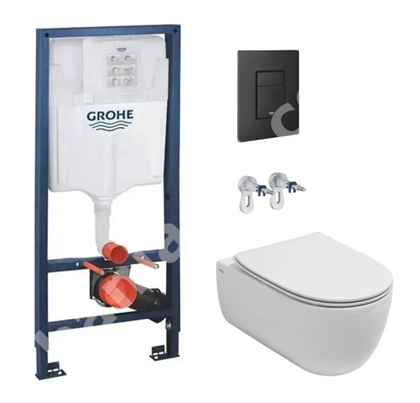 Структура за вграждане Grohe и конзолна тоалетна Vittoria Vortex