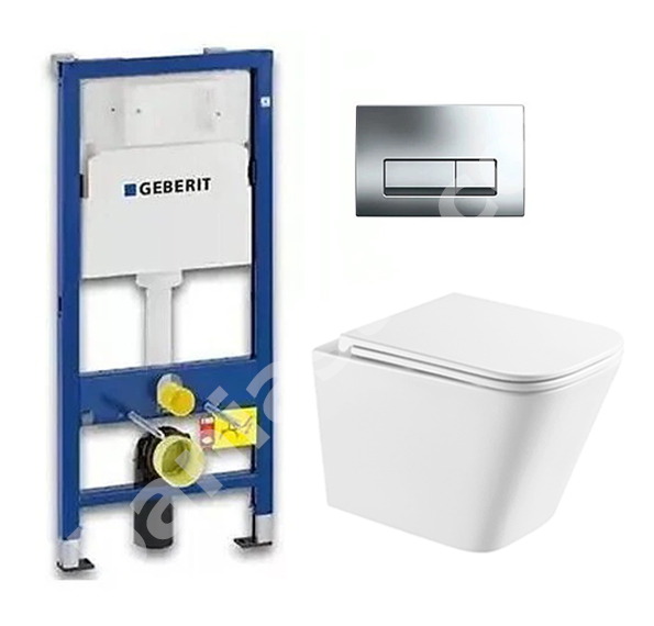 Структура за вграждане Duofix Delta 50 и конзолна тоалетна Amara Tornado
