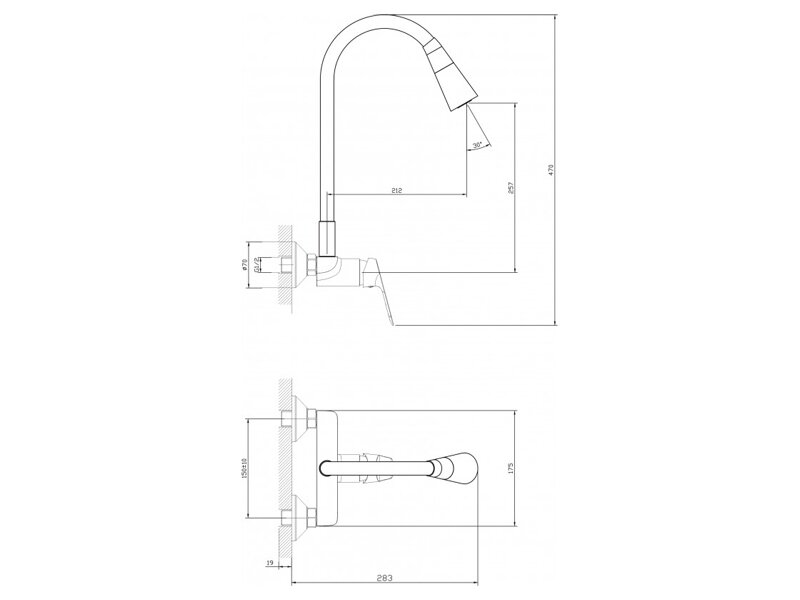 Смесител за кухня ICF 5108152R 7789 Linni Red - Inter Ceramic 2