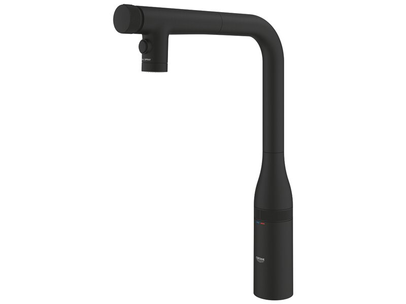Смесител за кухня Essence SmartControl Dual Spray Phantom Black - Grohe 5