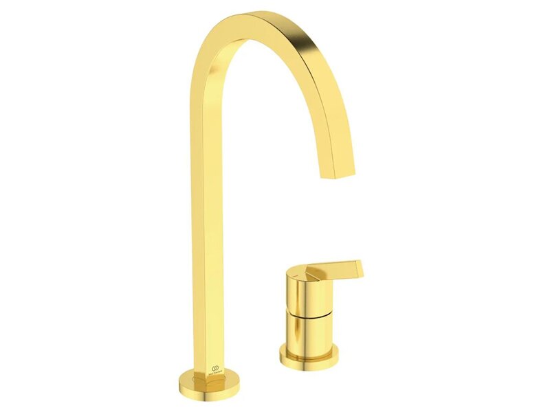 Двудупков кухненски смесител Gusto Gold Matt - Ideal Standard