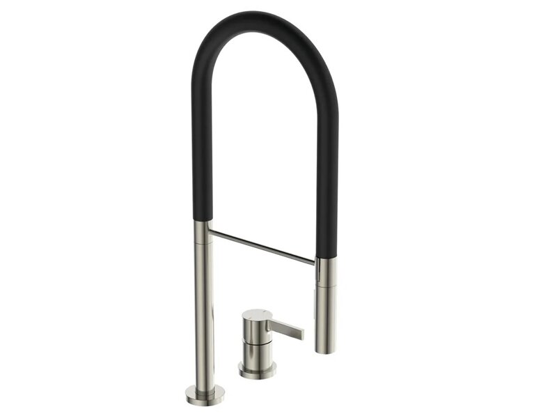 Висок кухненски смесител Gusto Silver Matt - Ideal Standard