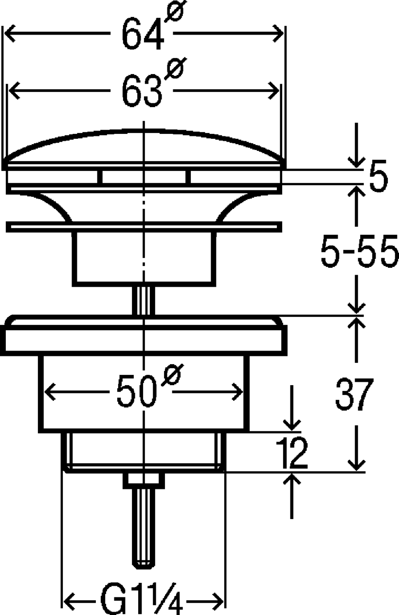 Клик сифон за мивка Visign V1 - Viega 3