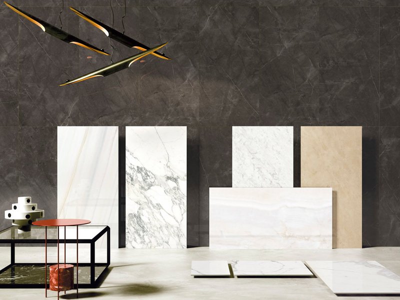 Калиброван полиран гранитогрес Marmi Classici Bianco Calacatta 9