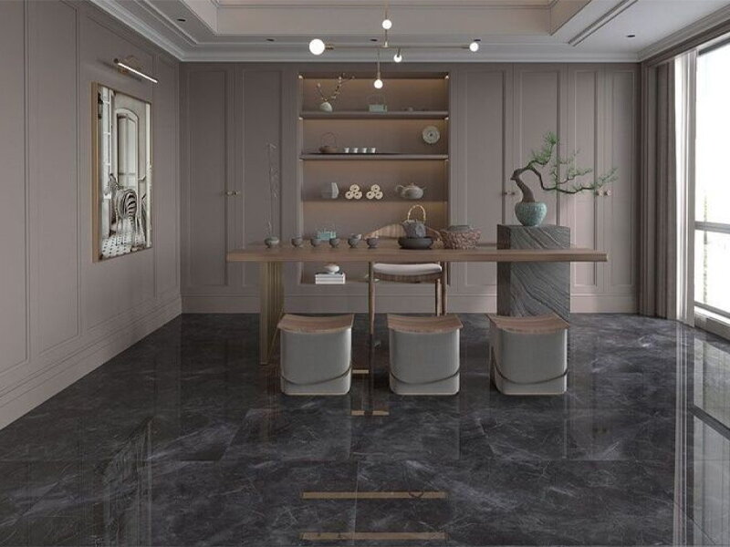 Калиброван гранитогрес Pulpis Nero - Qua Granite