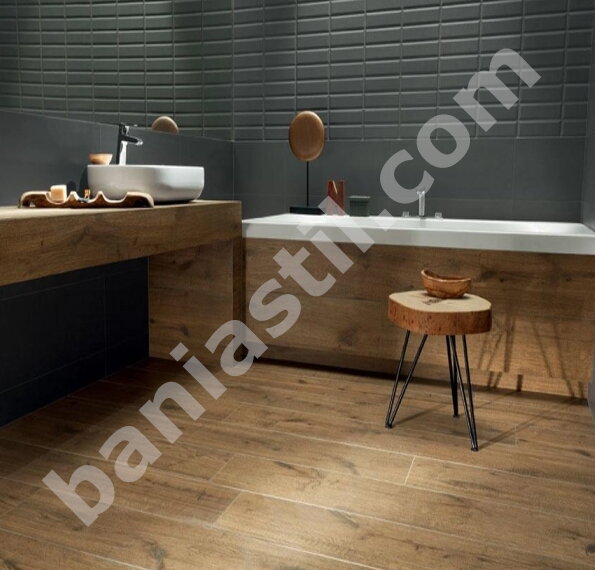 Гранитогрес Wood Grain Red STR - Tubadzin