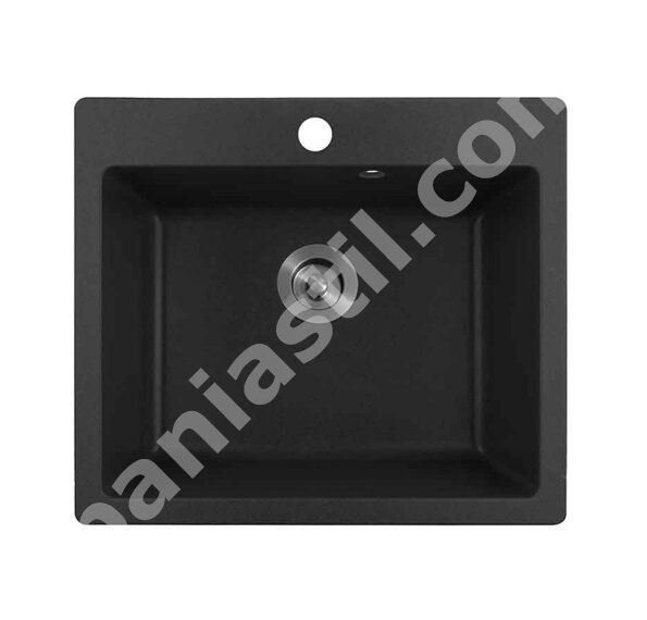 Кухненска мивка ICGS 8304 BLACK - Inter Ceramic