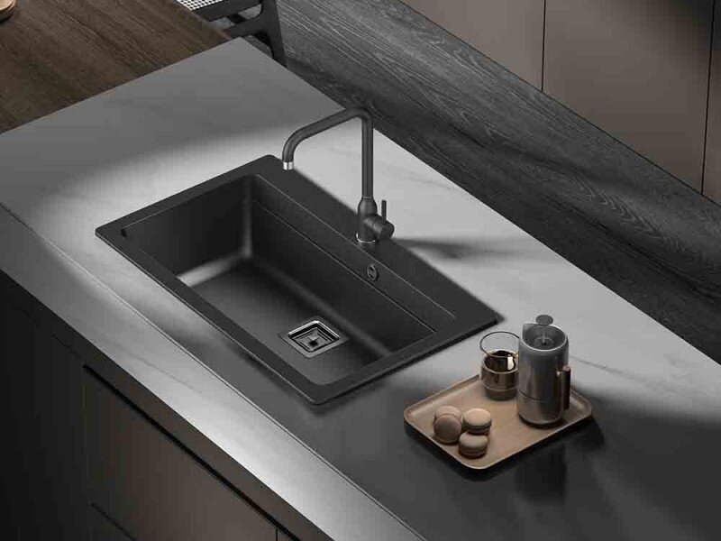 Кухненска мивка ICGS 8213 BLACK - Inter Ceramic 3