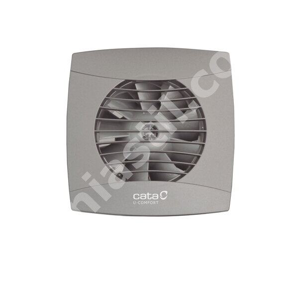 Безшумен вентилатор за баня Cata UC 12 TIMER Inox