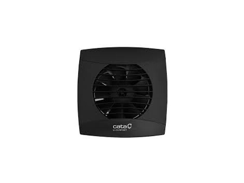 Безшумен вентилатор за баня UC 12 Timer Black - Cata