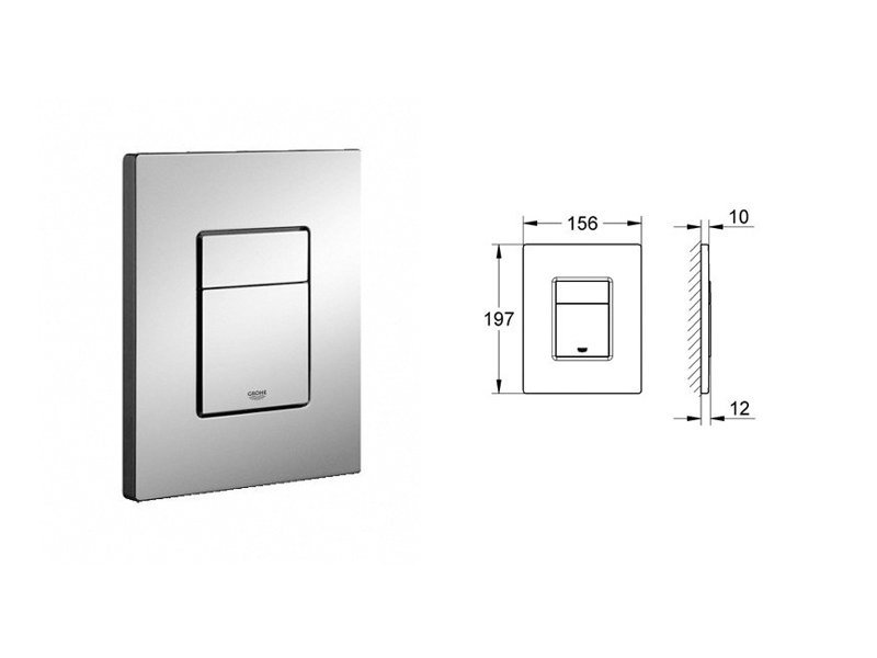Висяща тоалетна City Rimless и структура за вграждане Grohe 6