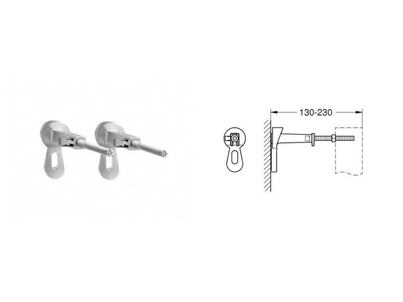 Висяща тоалетна City Rimless и структура за вграждане Grohe