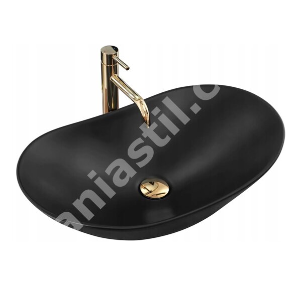 Мивка за плот Royal Black Matt 60см - Rea