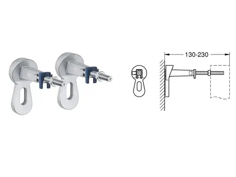 Висяща тоалетна Dream и структура за вграждане Grohe 6