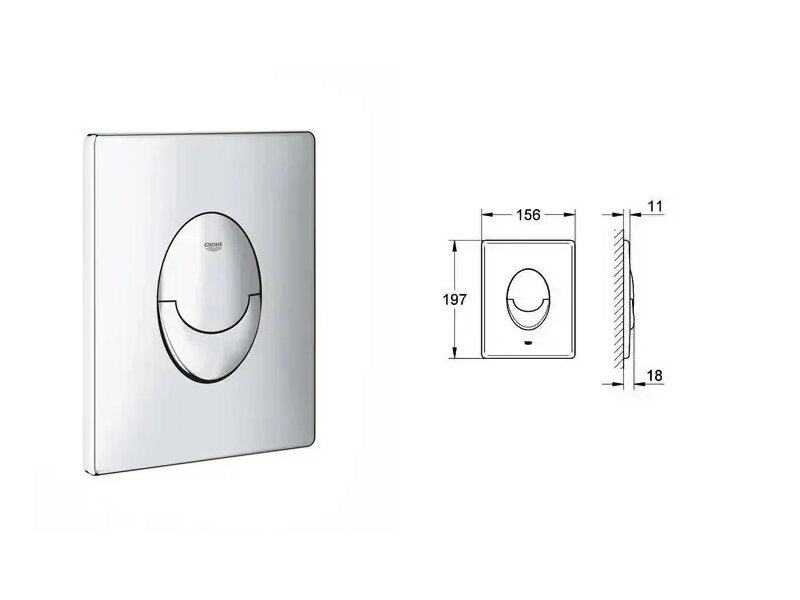 Висяща тоалетна Dream и структура за вграждане Grohe Висяща тоалетна Dream и структура за вграждане Grohe