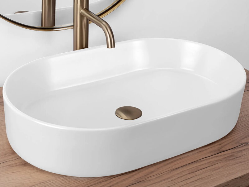 Мивка за плот Nadia 60 White Matt - Rea 5