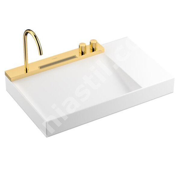 Мивка за баня със смесител Avalegra 78 Polished Gold Optic - Hansgrohe 