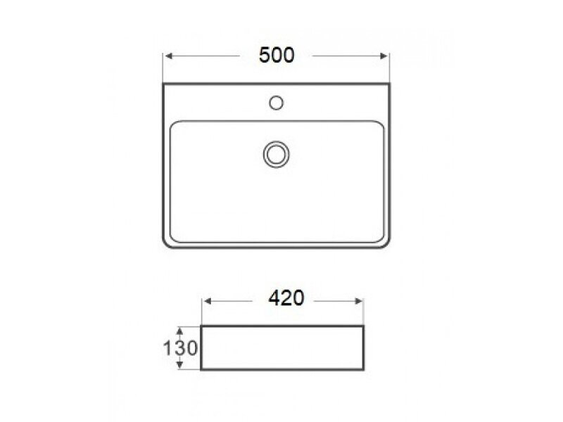Мивка за плот ICB 5042LG - Inter Ceramic OUTLET 2