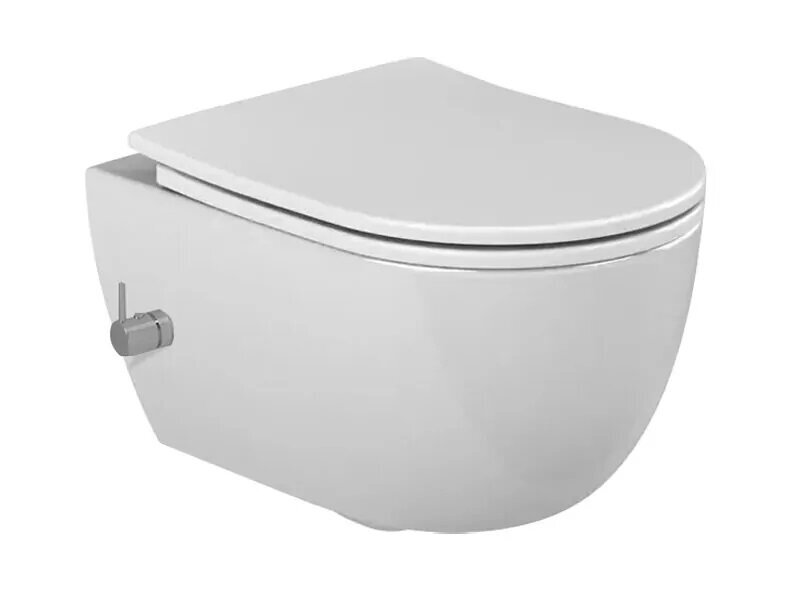 Тоалетна с биде Bella Vortex 52см и структура за вграждане Duofix Delta 01 2