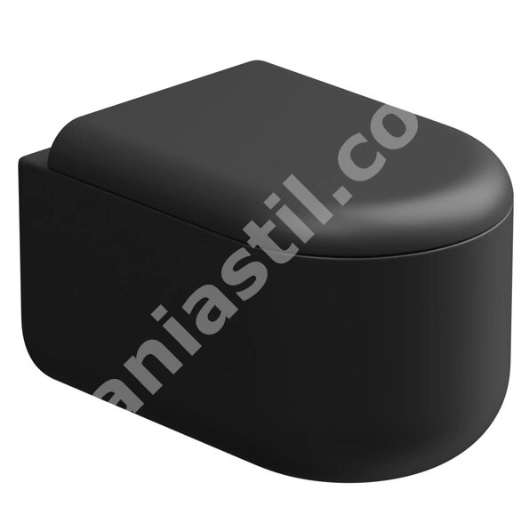 Конзолна тоалетна Petra Black Matt ECO CLEAN - GSG Ceramic Design 