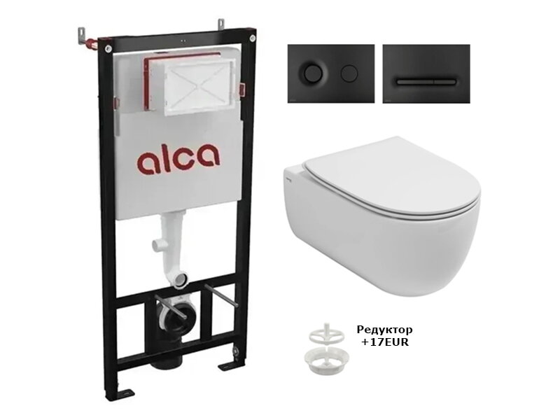 Конзолна тоалетна Vittoria Vortex и структура за вграждане Alca