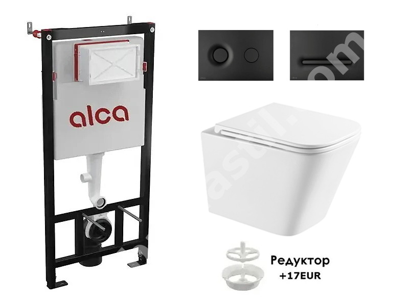 Конзолна тоалетна Amara Tornado и структура за вграждане Alca