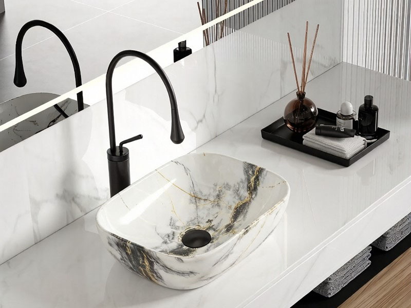 Мивка за баня тип купа Imperia Marble - Inter Ceramic 3